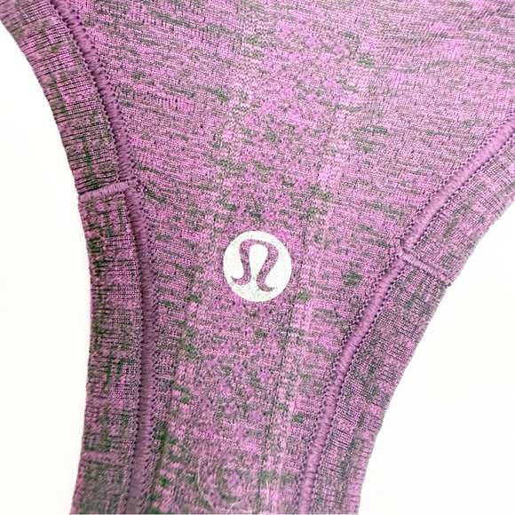 Lululemon Swiftly Tech Racerback Tank Top Athletic Running Aurora Purple / Black - Picture 6 of 8